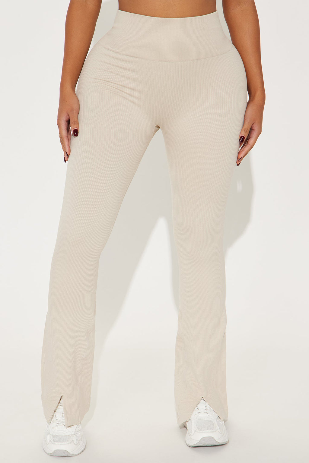 Reach Up Effortless Seamless Active Legging - Light Taupe