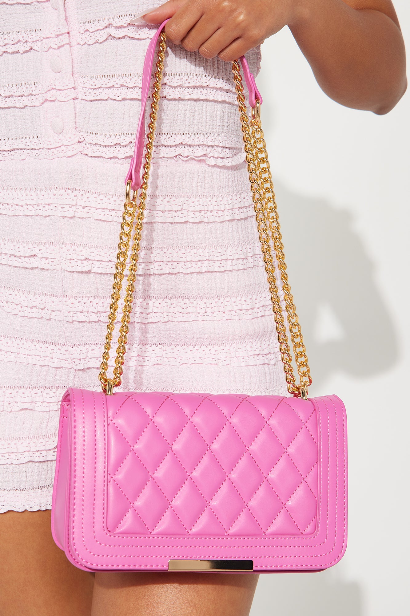 Leave The Rest Behind Crossbody Bag - Pink