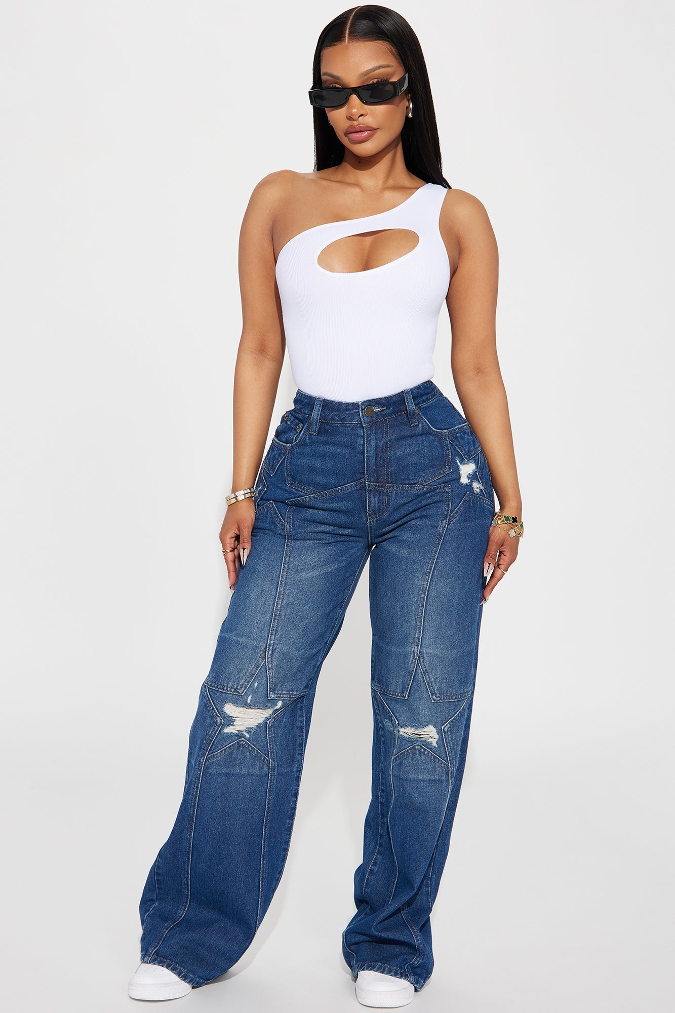 Got Your Attention Bodysuit - White