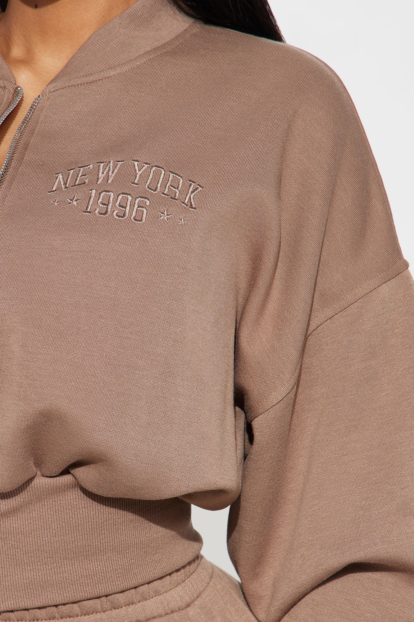 New York Fleece Pant Set - Mocha