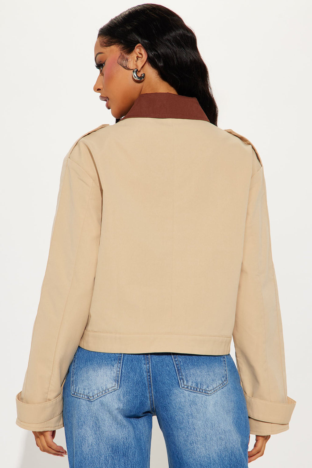 Asking Questions Barn Jacket - Khaki/combo