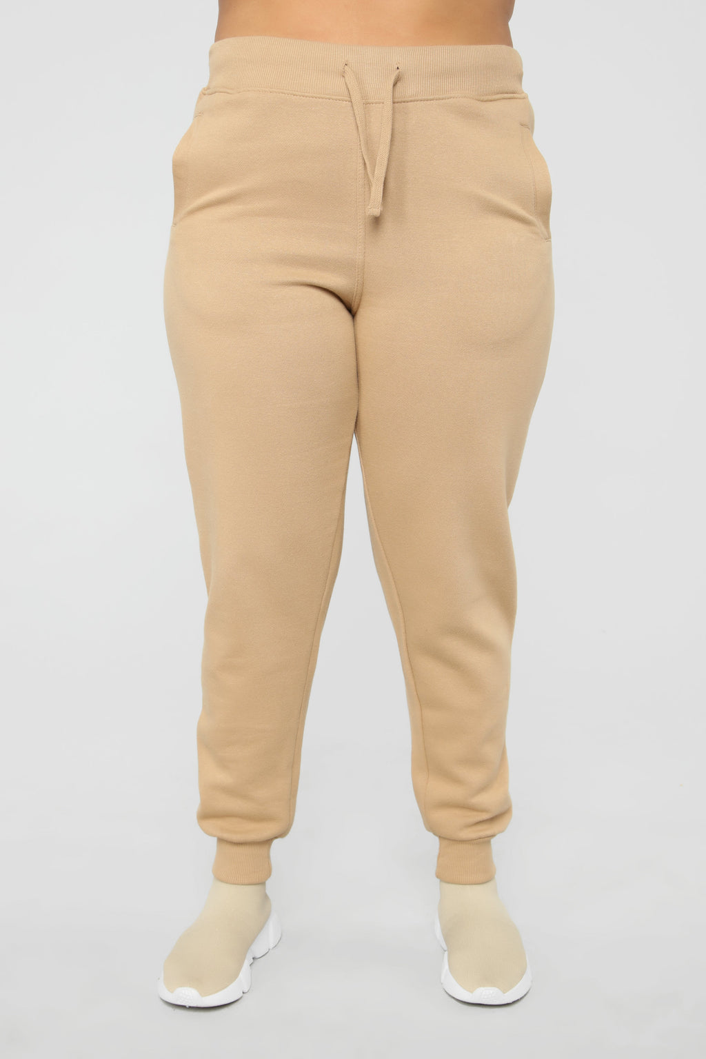 Stole Your Boyfriend's Oversized Jogger - Nude