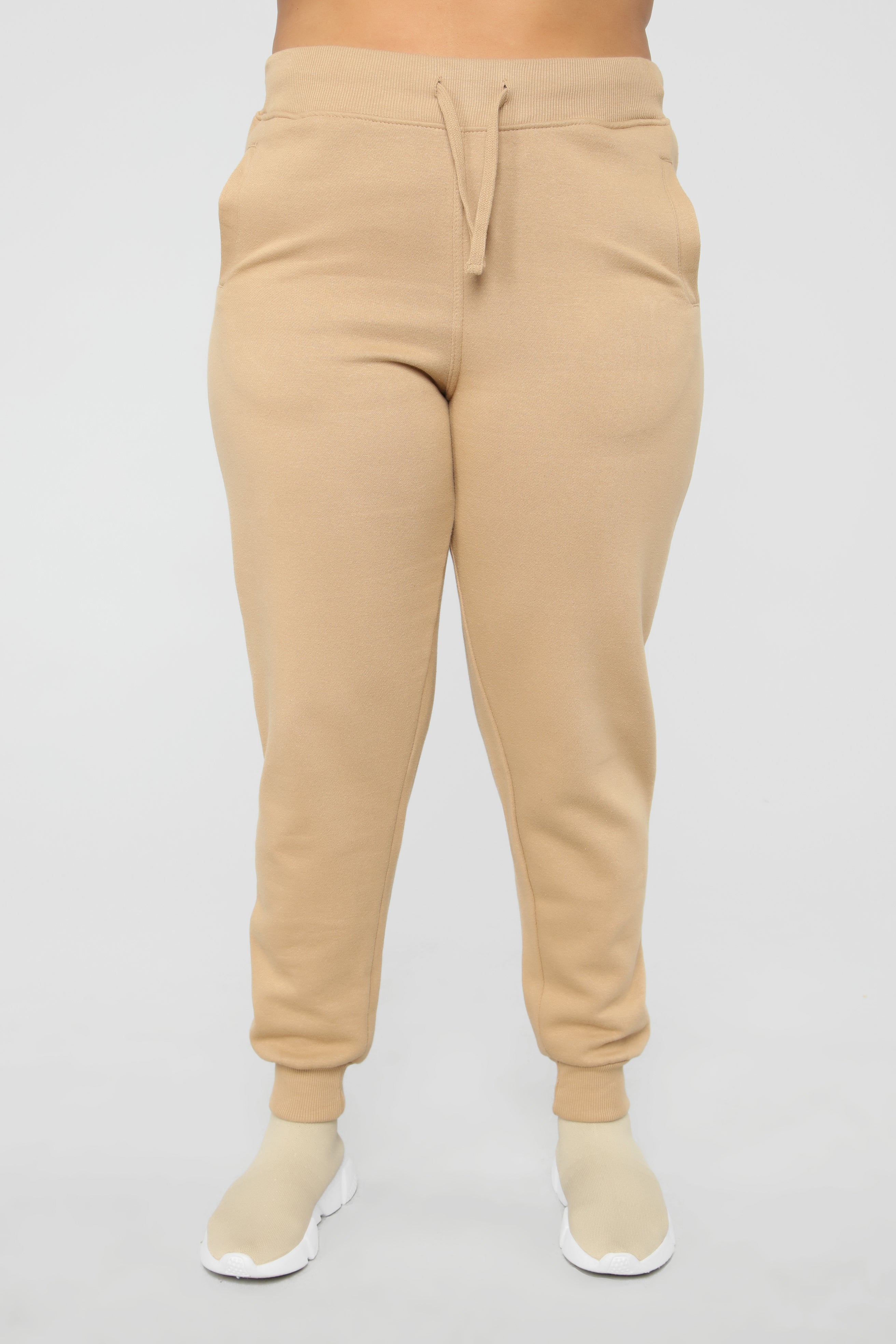 Stole Your Boyfriend's Oversized Jogger - Nude