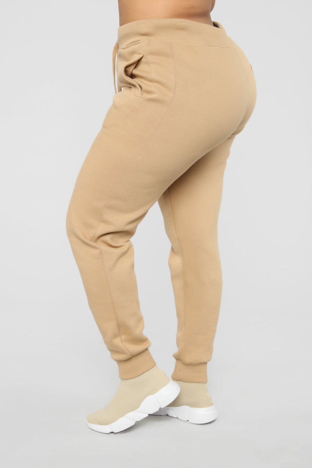 Stole Your Boyfriend's Oversized Jogger - Nude