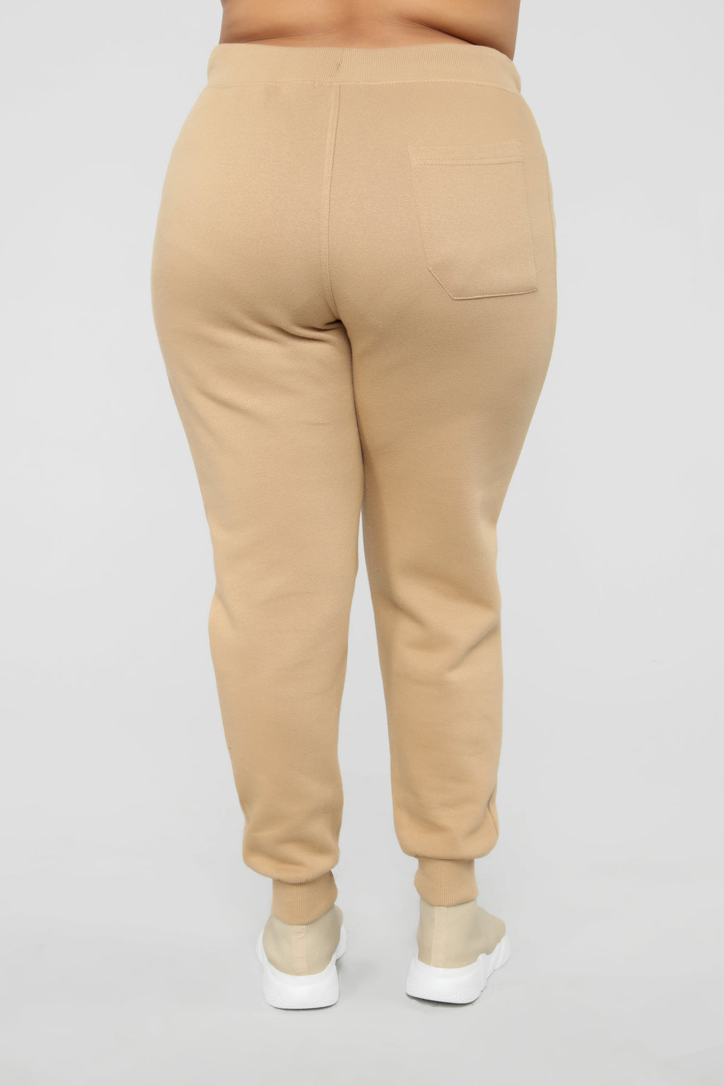 Stole Your Boyfriend's Oversized Jogger - Nude