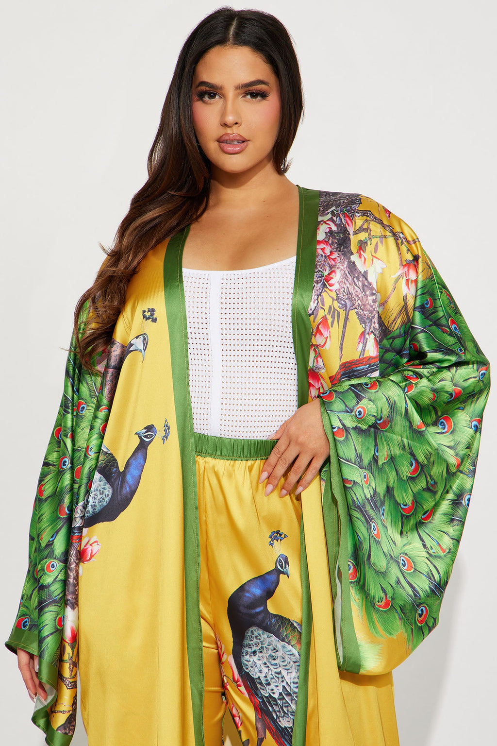 Above Status Satin Pant Set - Multi Color