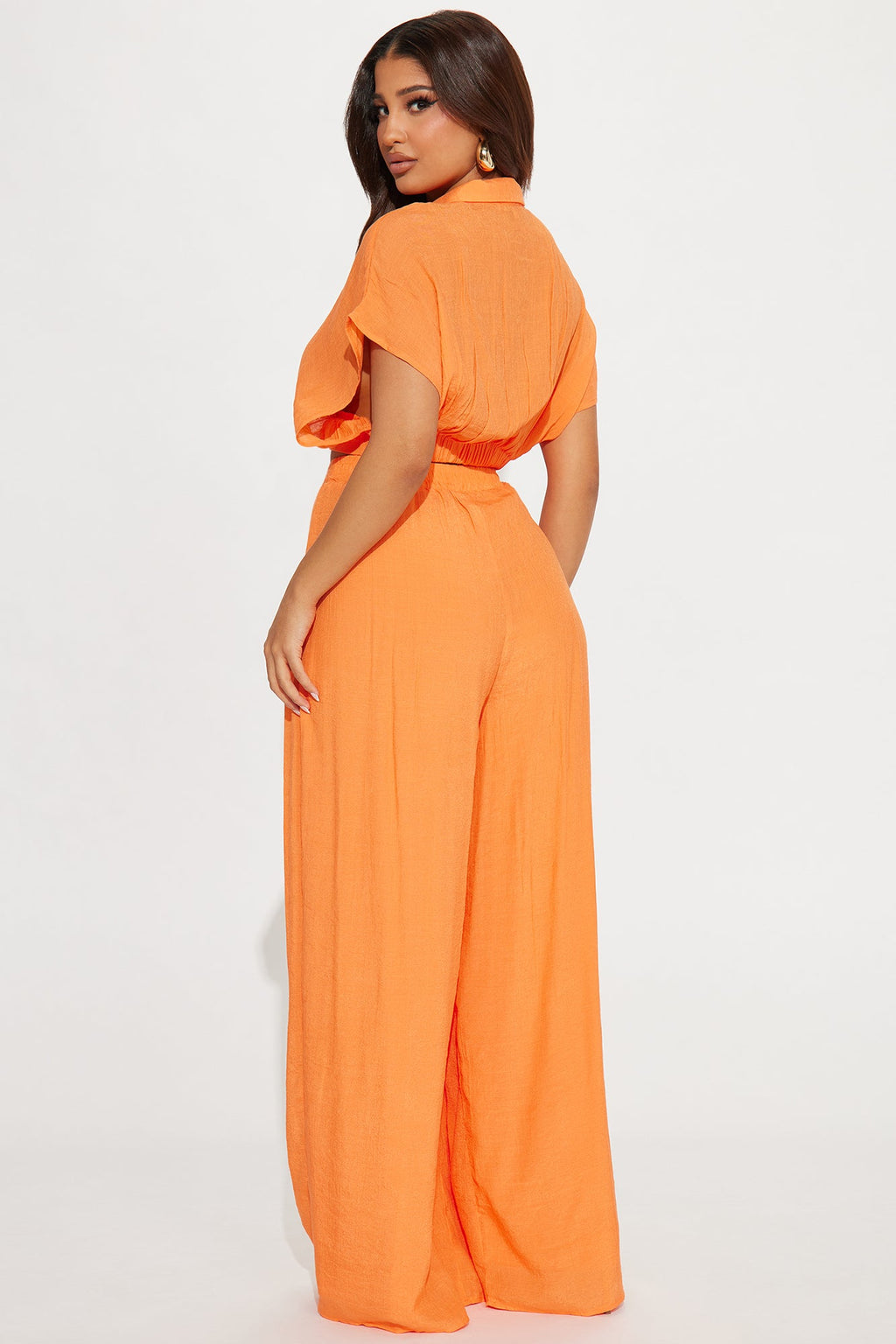 Mea Gauze Pant Set - Orange