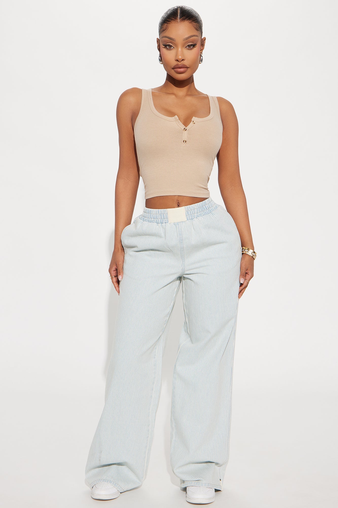 Georgia Tank Top - Sand