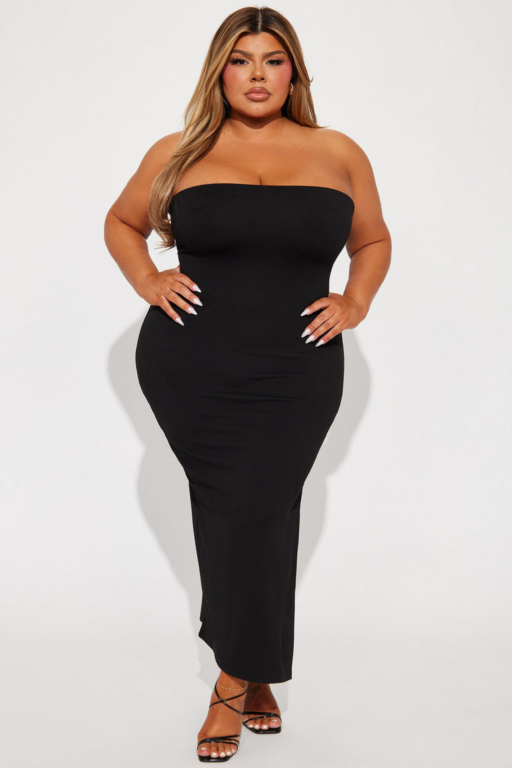 Janet Midi Dress - Black