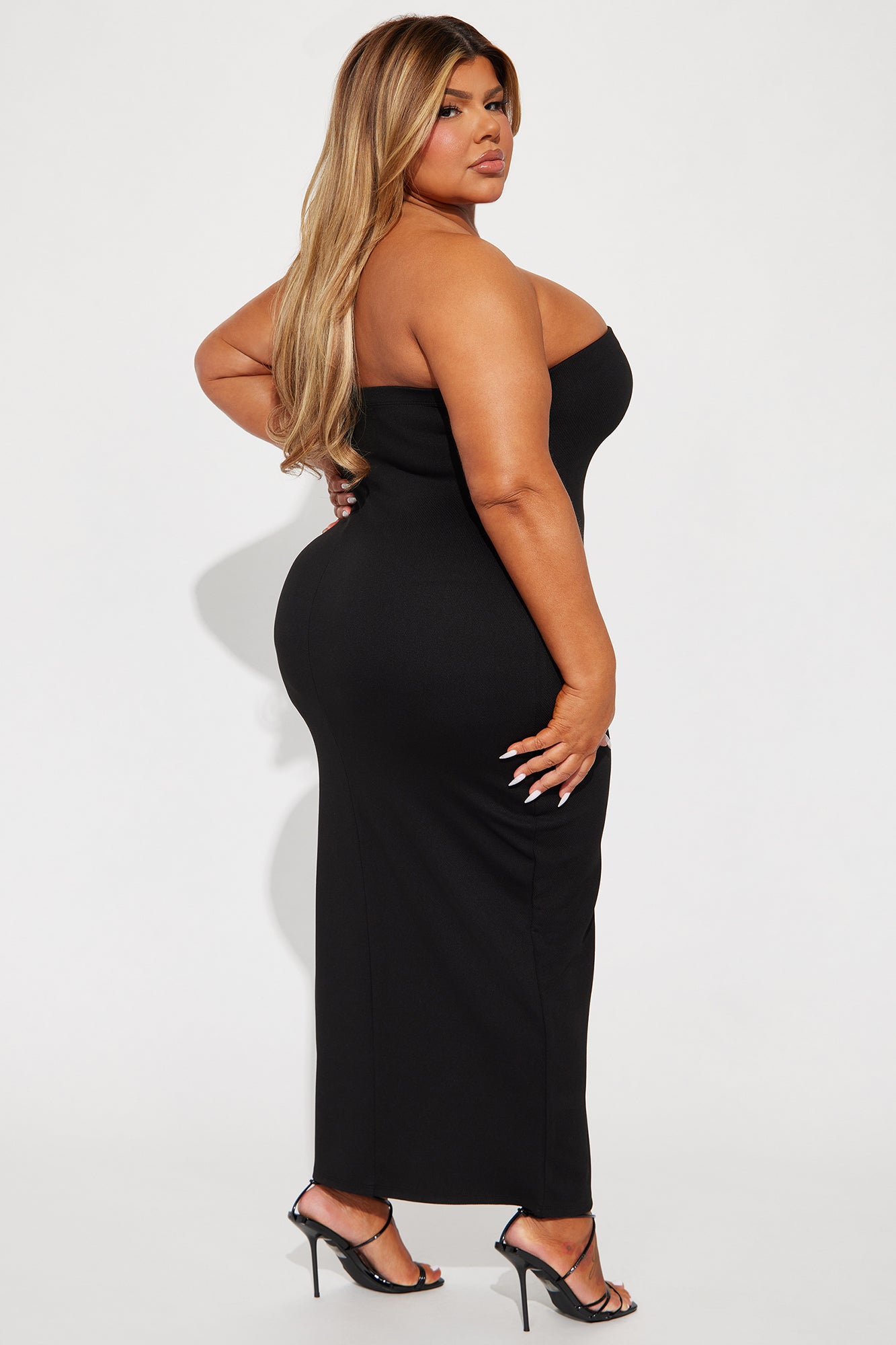 Janet Midi Dress - Black