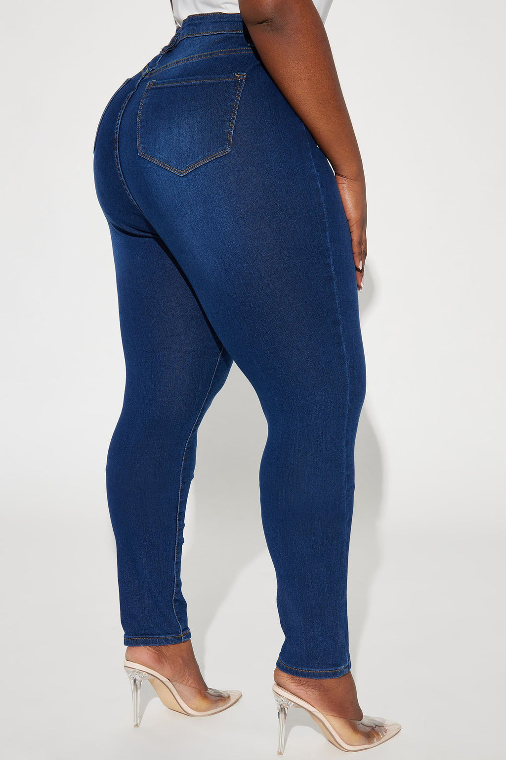 Marilyn High Waisted Skinny Jeans - Dark Wash