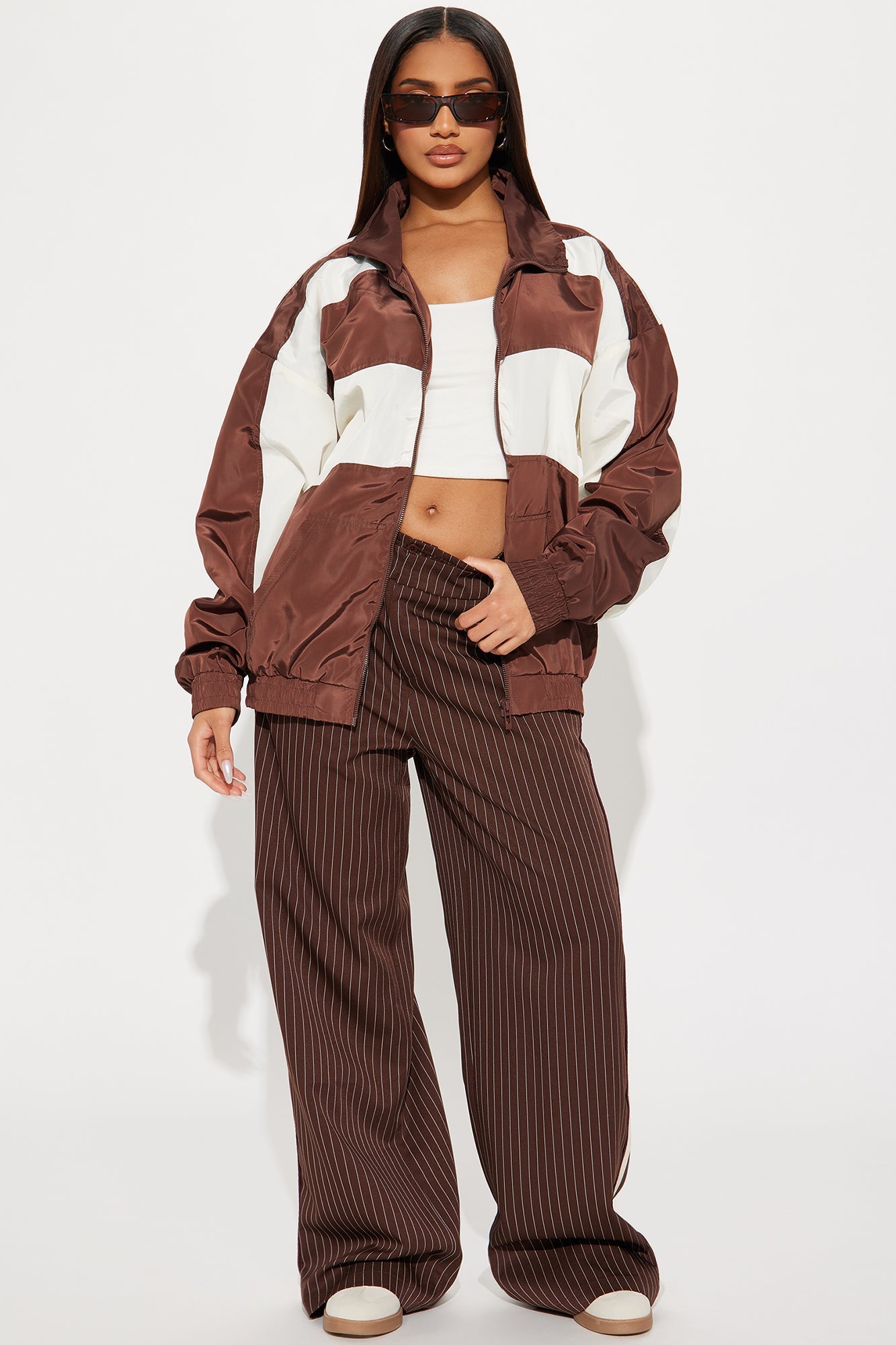 Gone Hiking Windbreaker - Chocolate/Combo