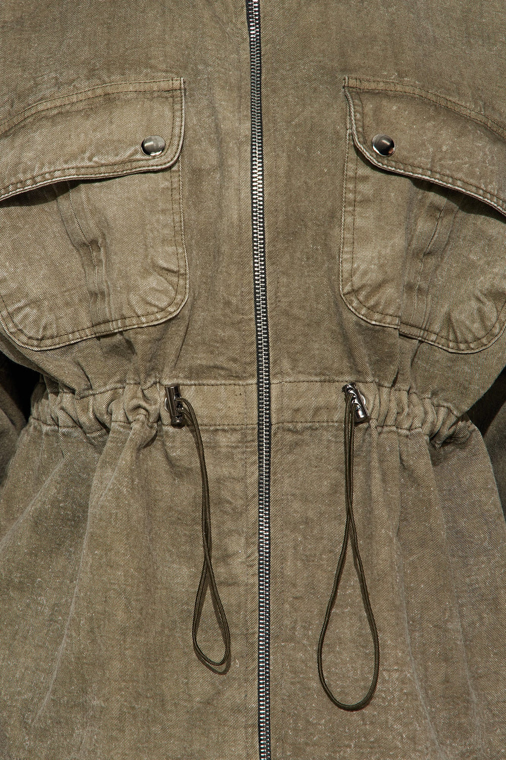 Rocky Washed Utility Jacket - Olive