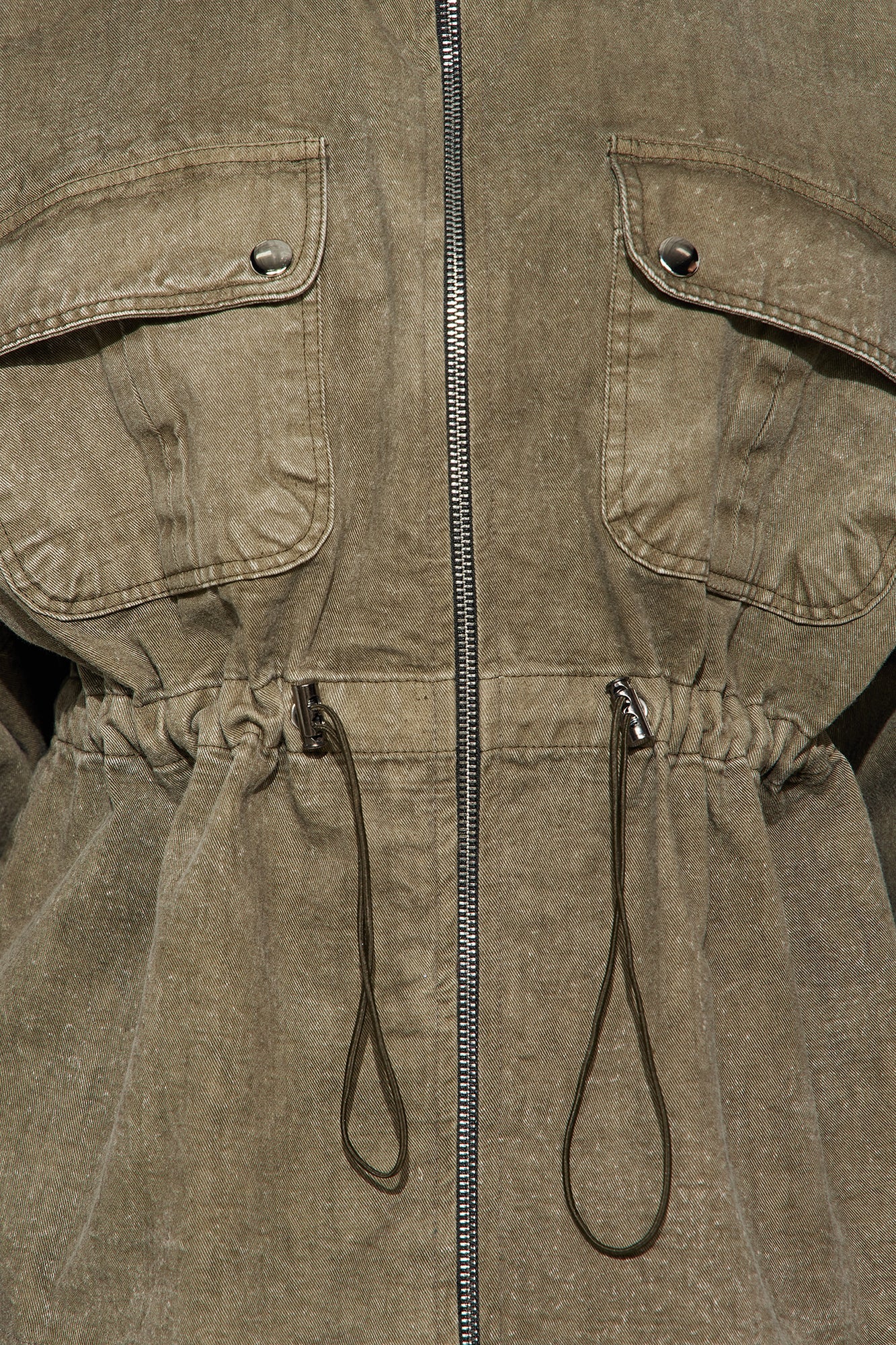 Rocky Washed Utility Jacket - Olive