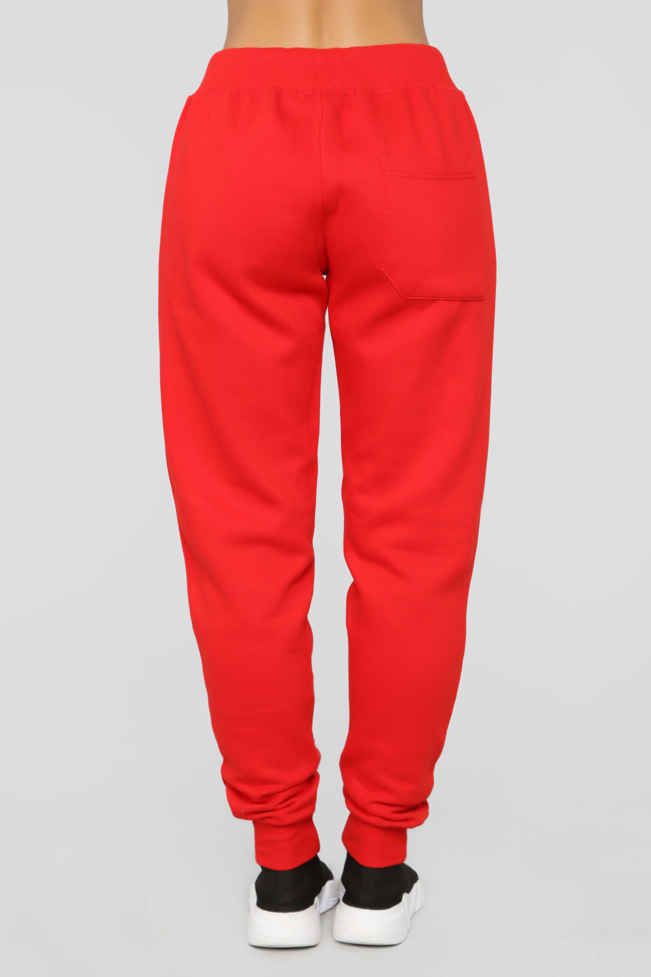 Stole Your Boyfriend's Oversized Jogger - Red