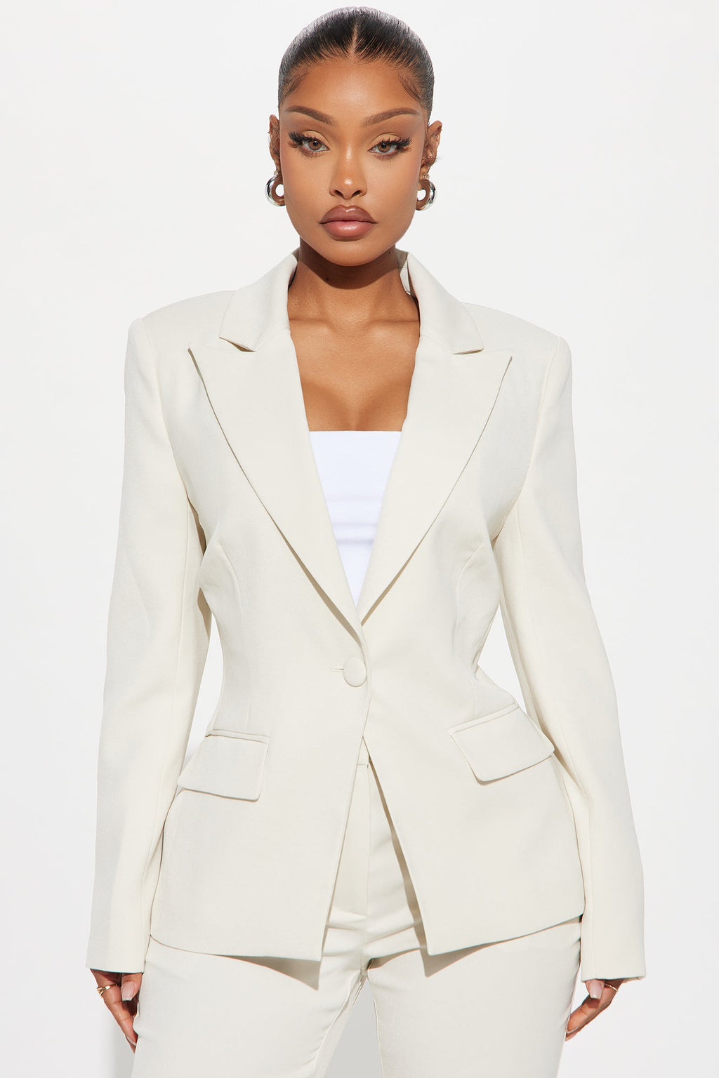 Breaking Even Blazer - Cream