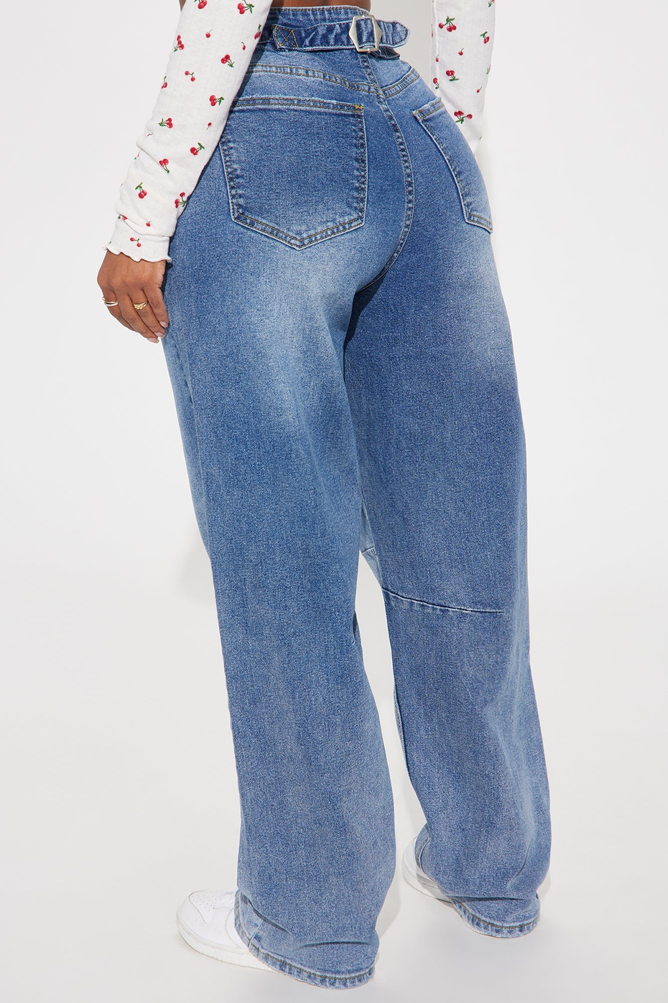 Always Pressed Baggy Jeans - Medium Wash