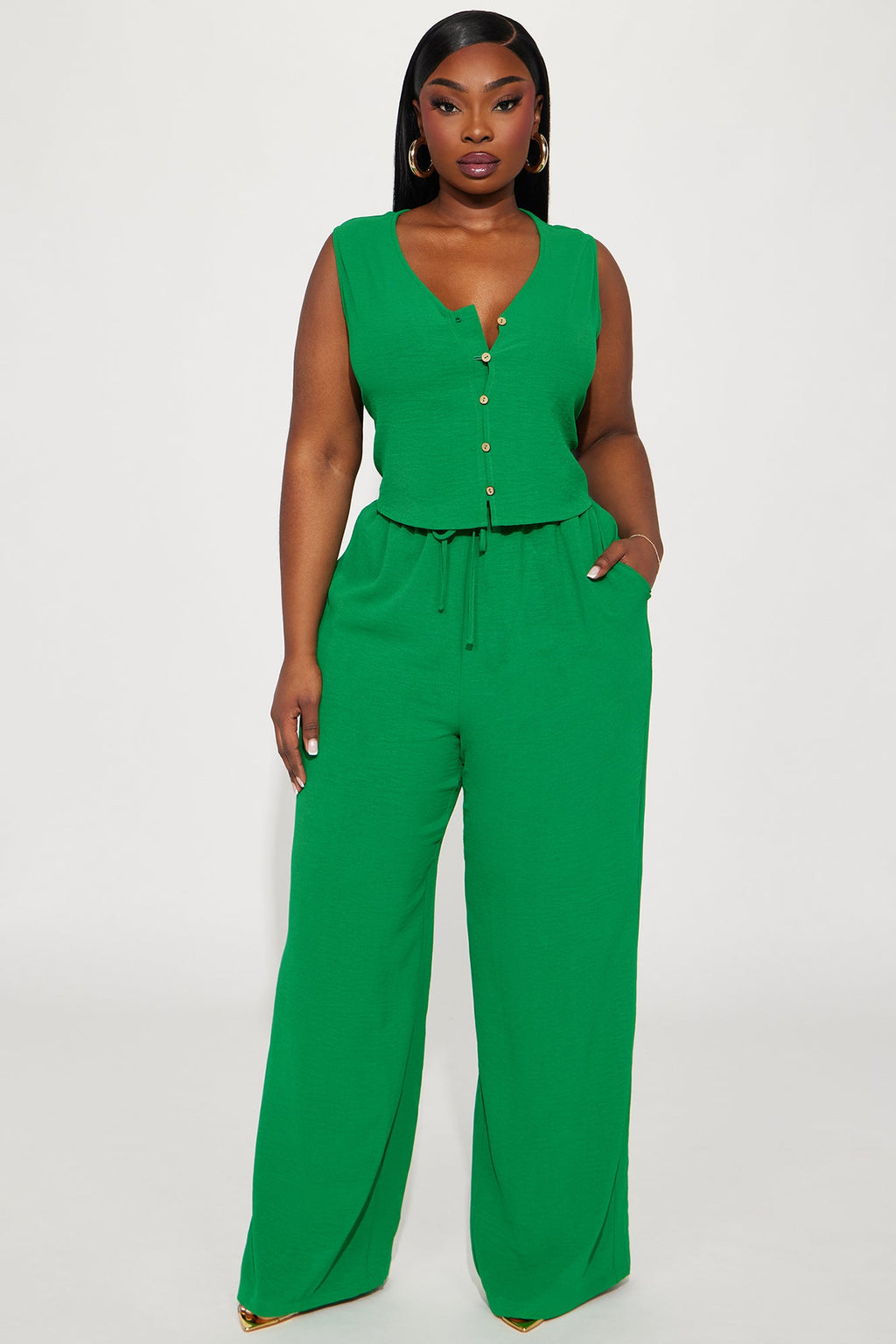 Good Memory Pant Set - Kelly Green