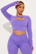 Resistance Effortless Seamless Active Top - Lavender