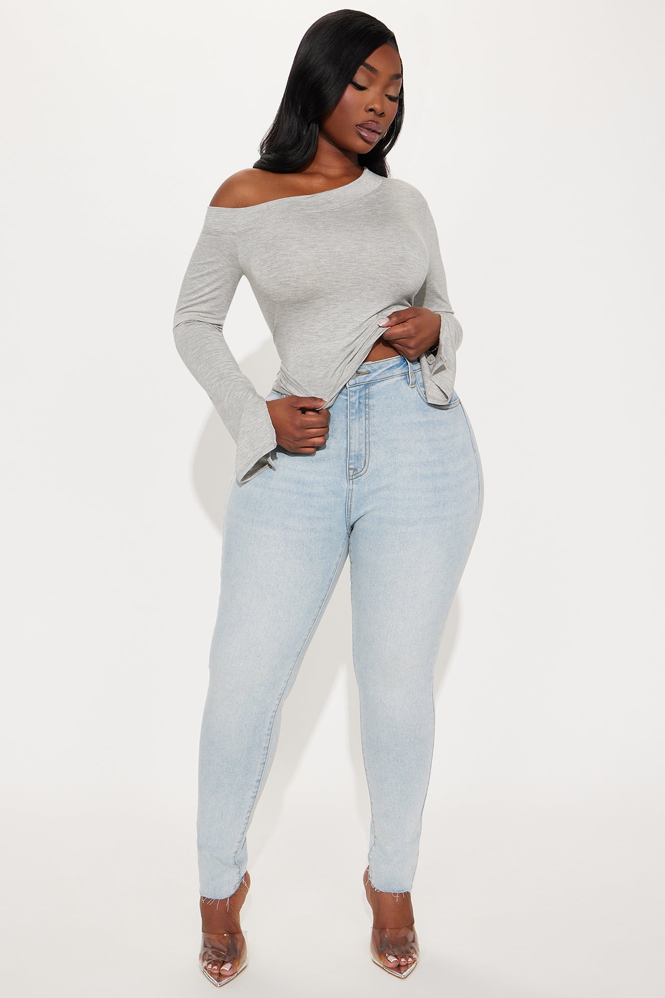 In My Prime High Waist Skinny Jeans - Light Wash