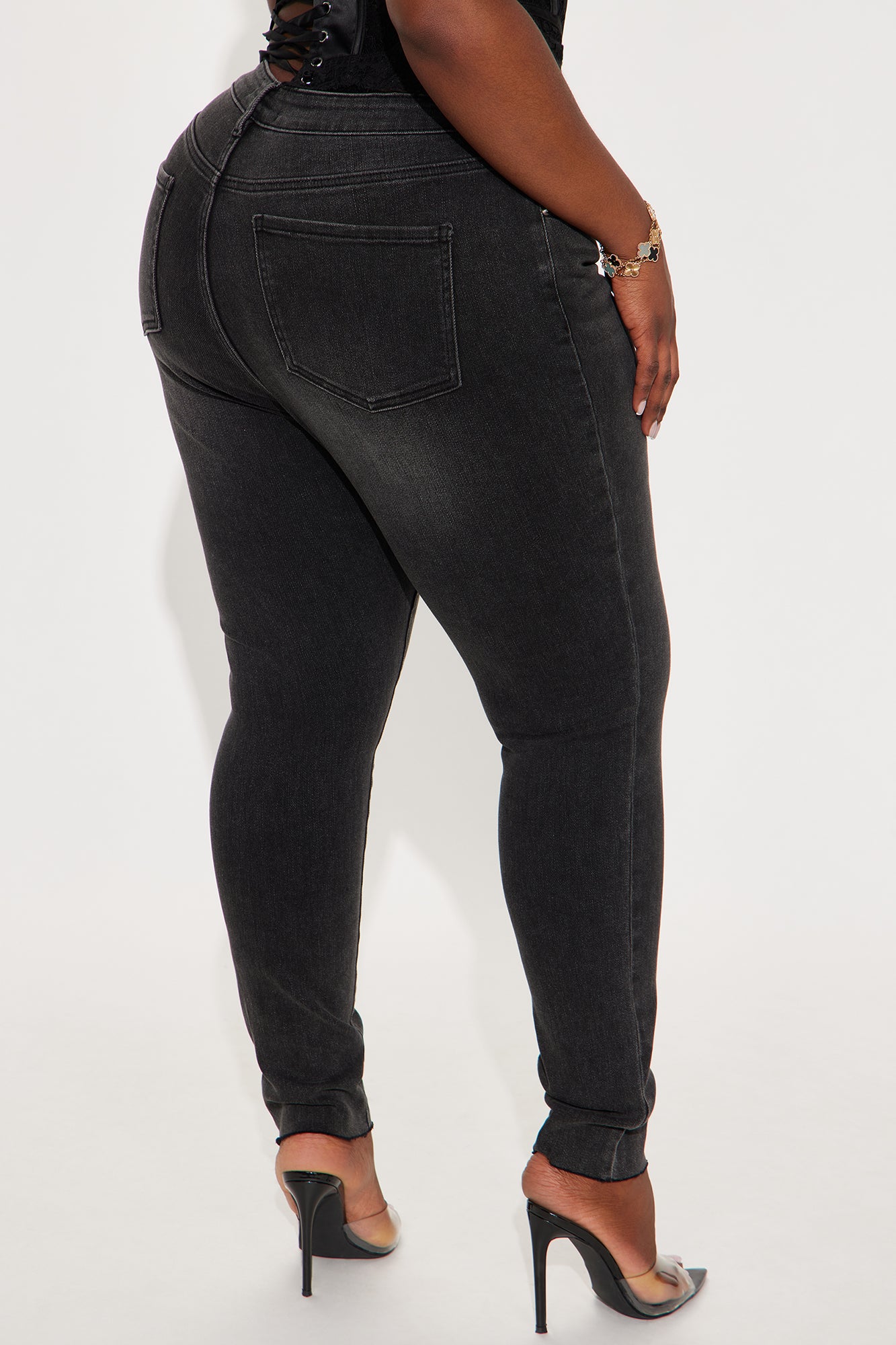 In My Prime High Waist Skinny Jeans - Black