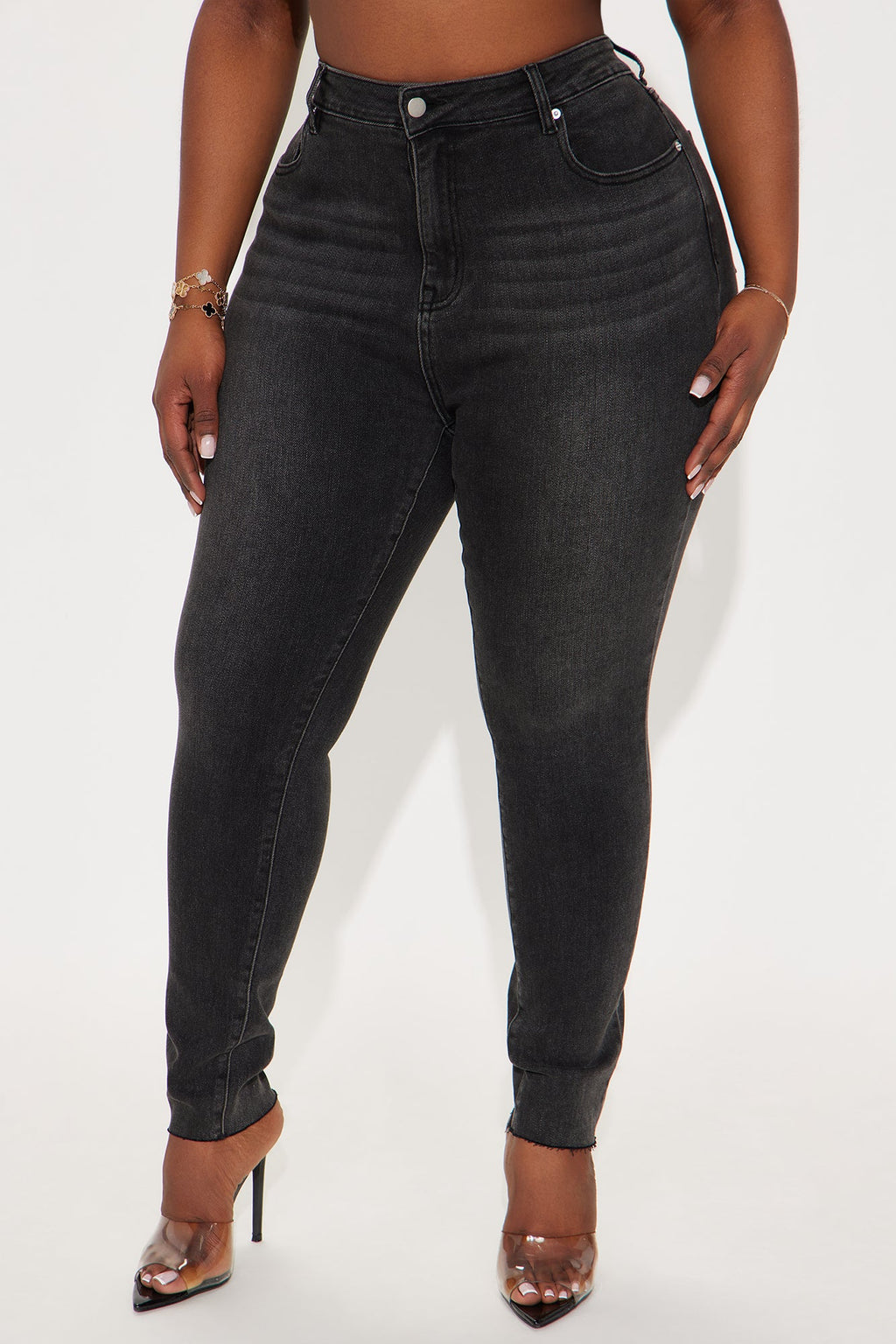 In My Prime High Waist Skinny Jeans - Black
