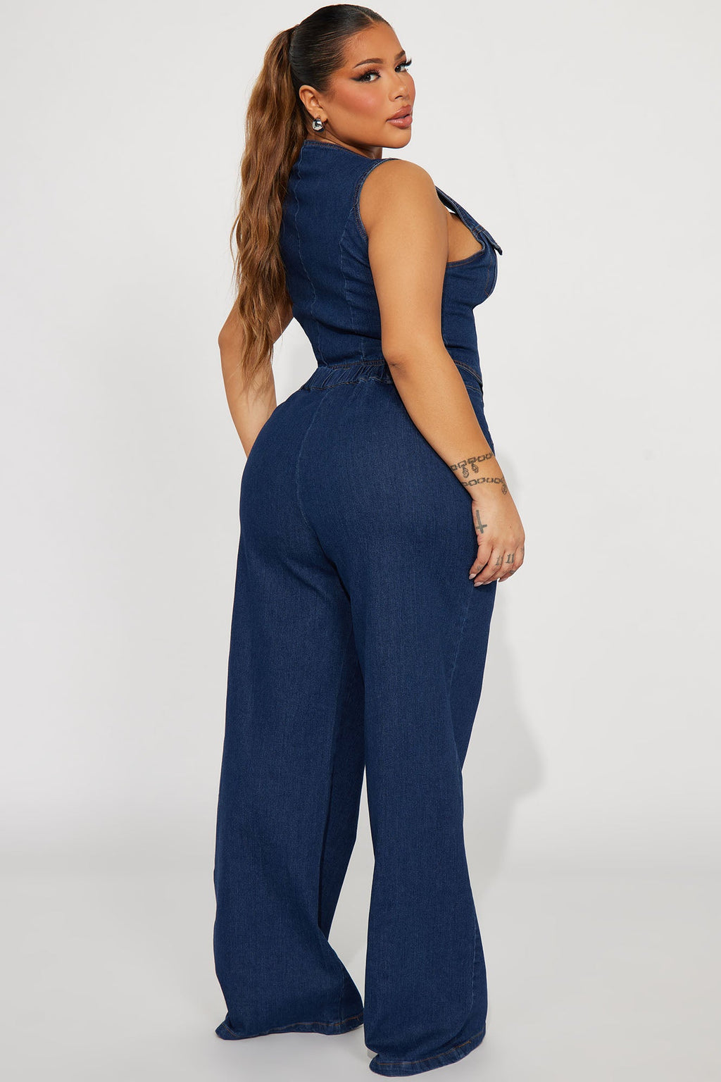 Ride Or Die Denim Pant Set - Medium Wash