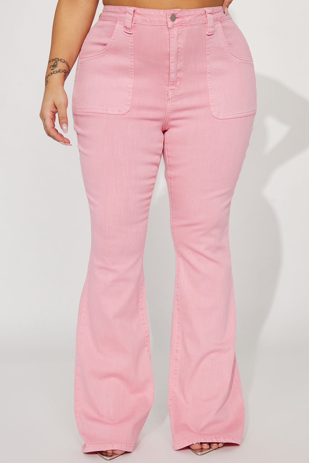Unconditional Love Flare Jeans - Pink