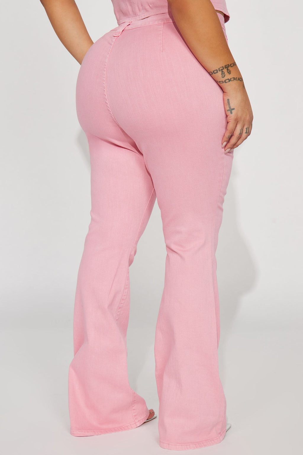 Unconditional Love Flare Jeans - Pink