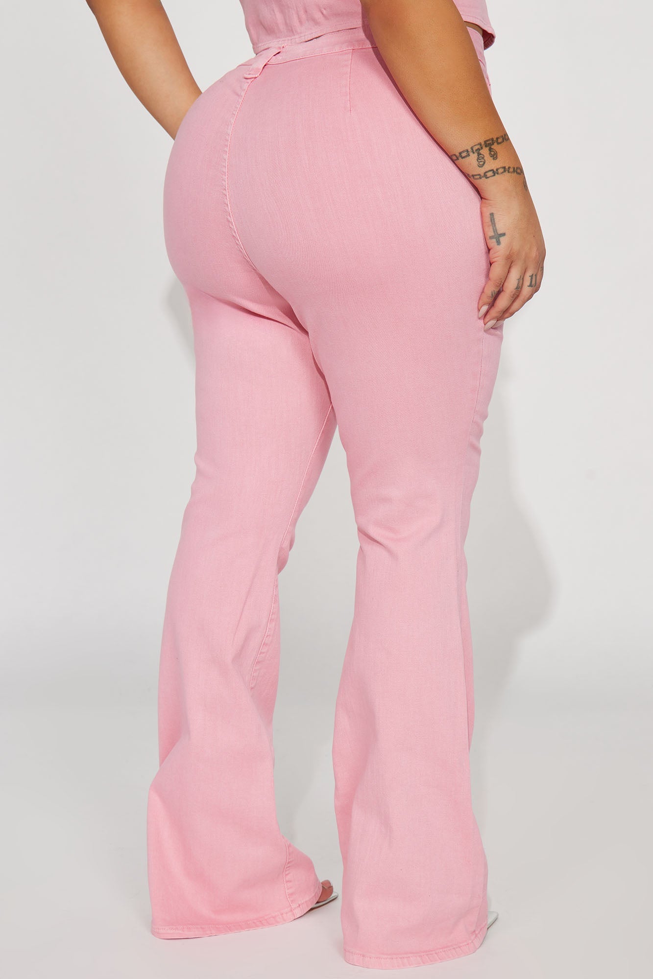 Unconditional Love Flare Jeans - Pink
