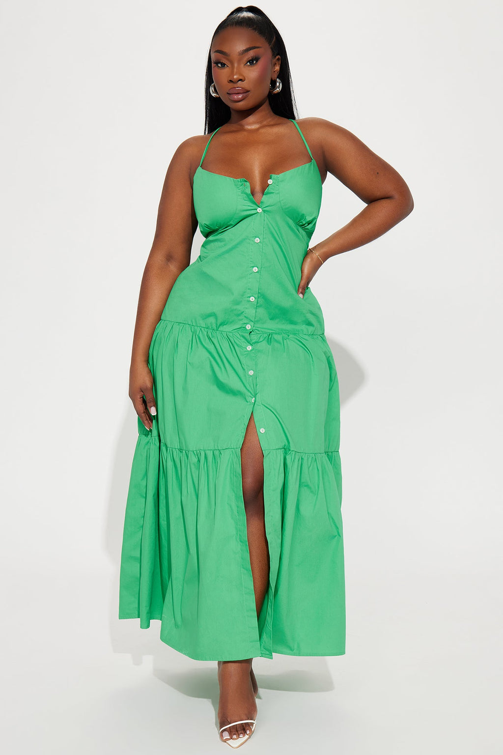 Kira Maxi Dress - Green