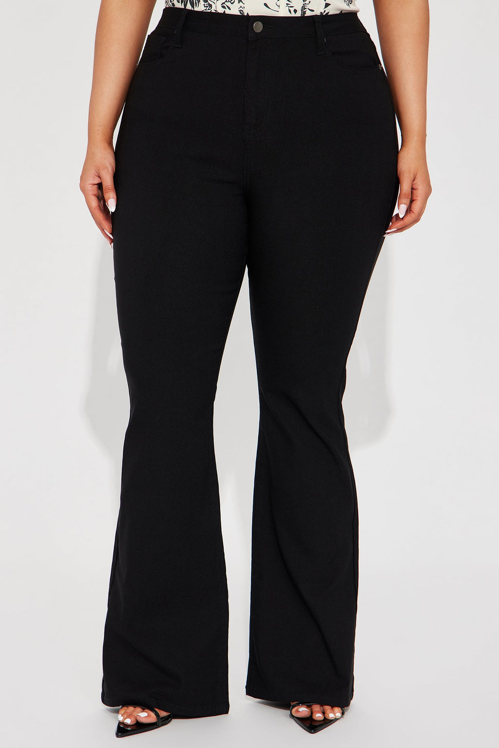 Mind Your Own Business Flare Pant - Black