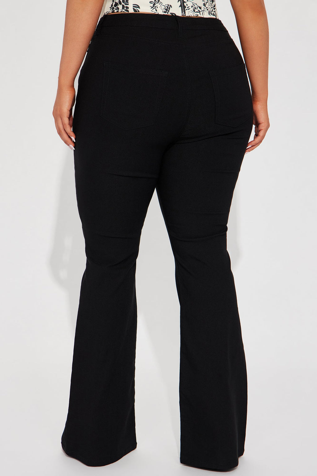 Mind Your Own Business Flare Pant - Black