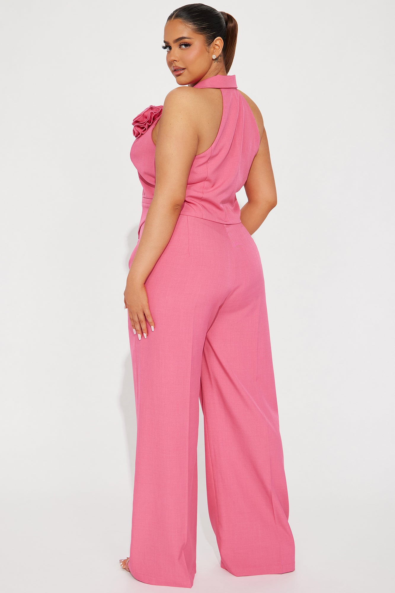 Elle Pant Set - Pink