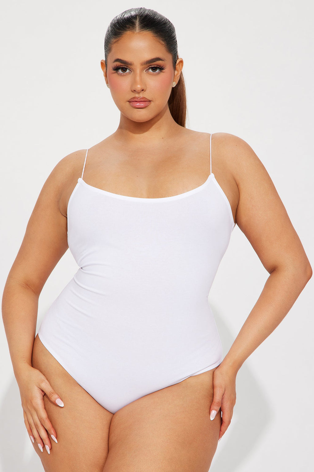 Just Like That Cami Bodysuit - White
