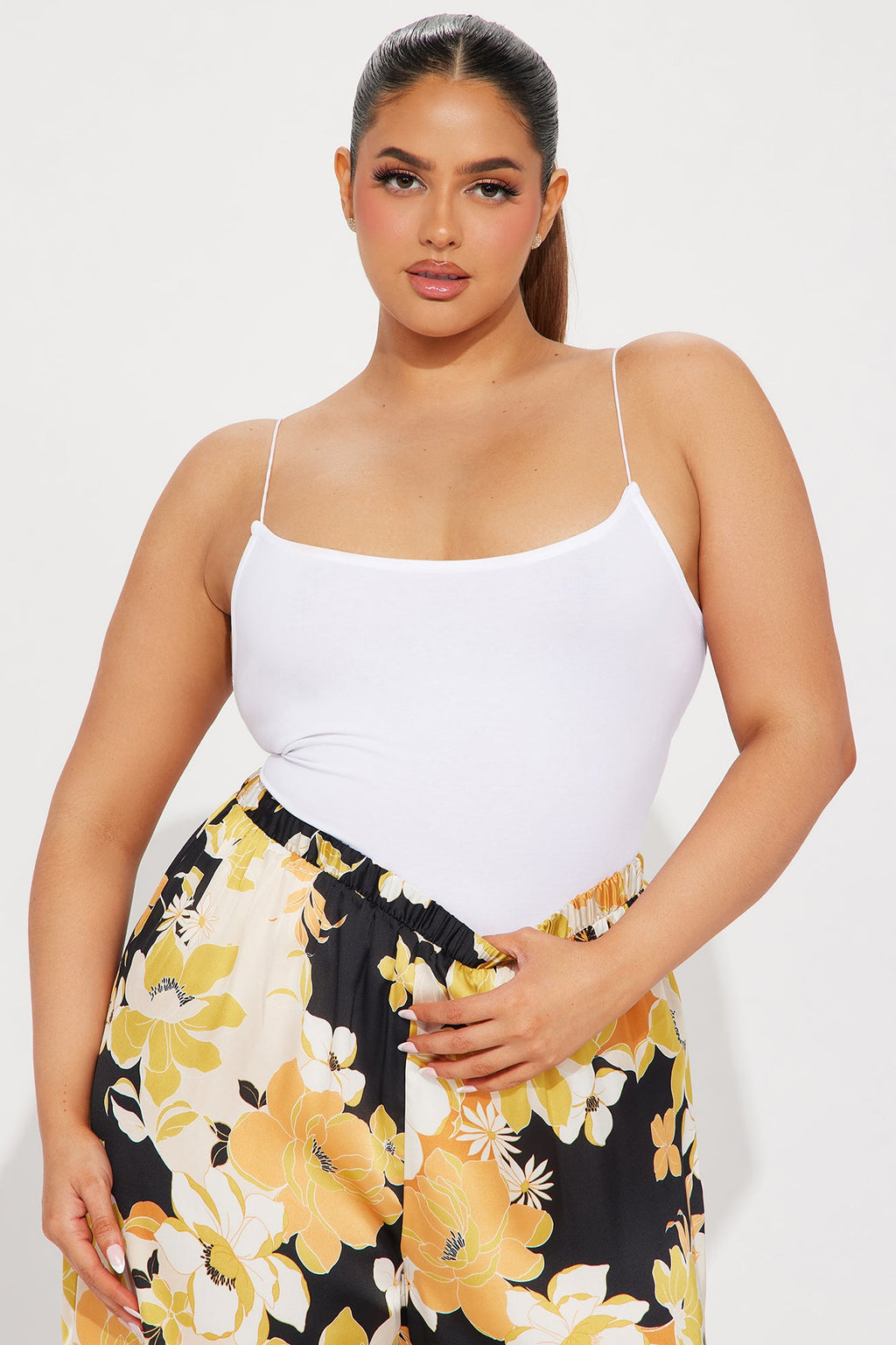 Just Like That Cami Bodysuit - White