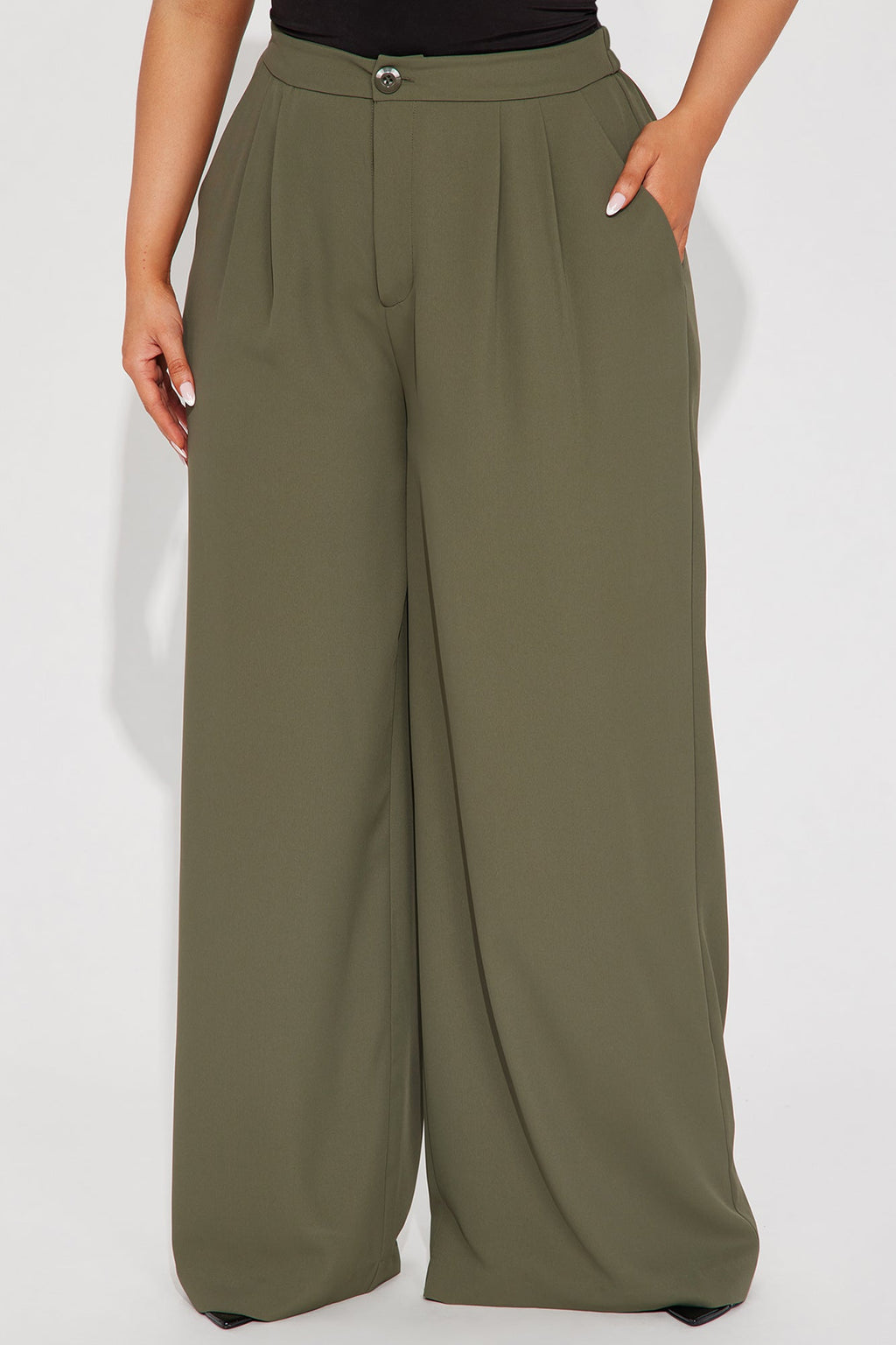 Nadia Trouser Pant - Olive