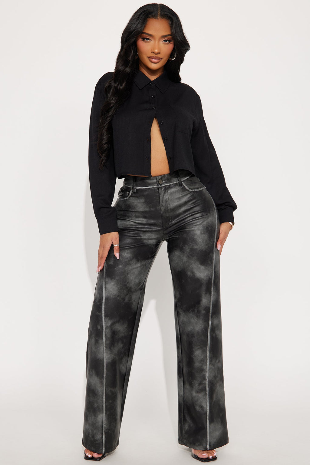 Simply Yours Linen Shirt - Black