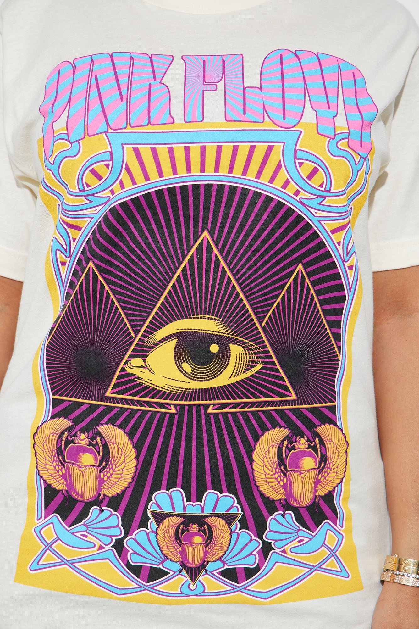 Pink Floyd Graphic T-Shirt - Sand
