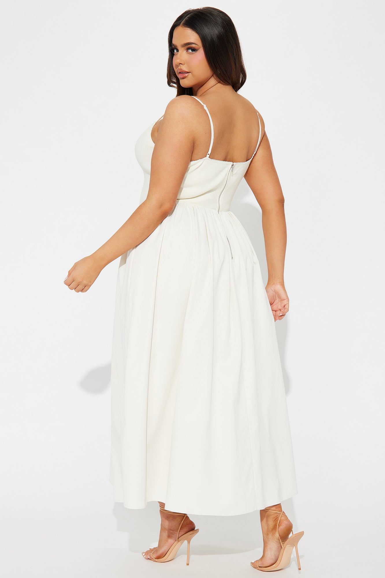 Classic Midi Dress - Cream