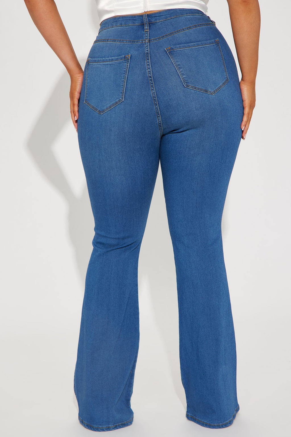 Deep In My Soul Flare Jeans - Medium Blue Wash