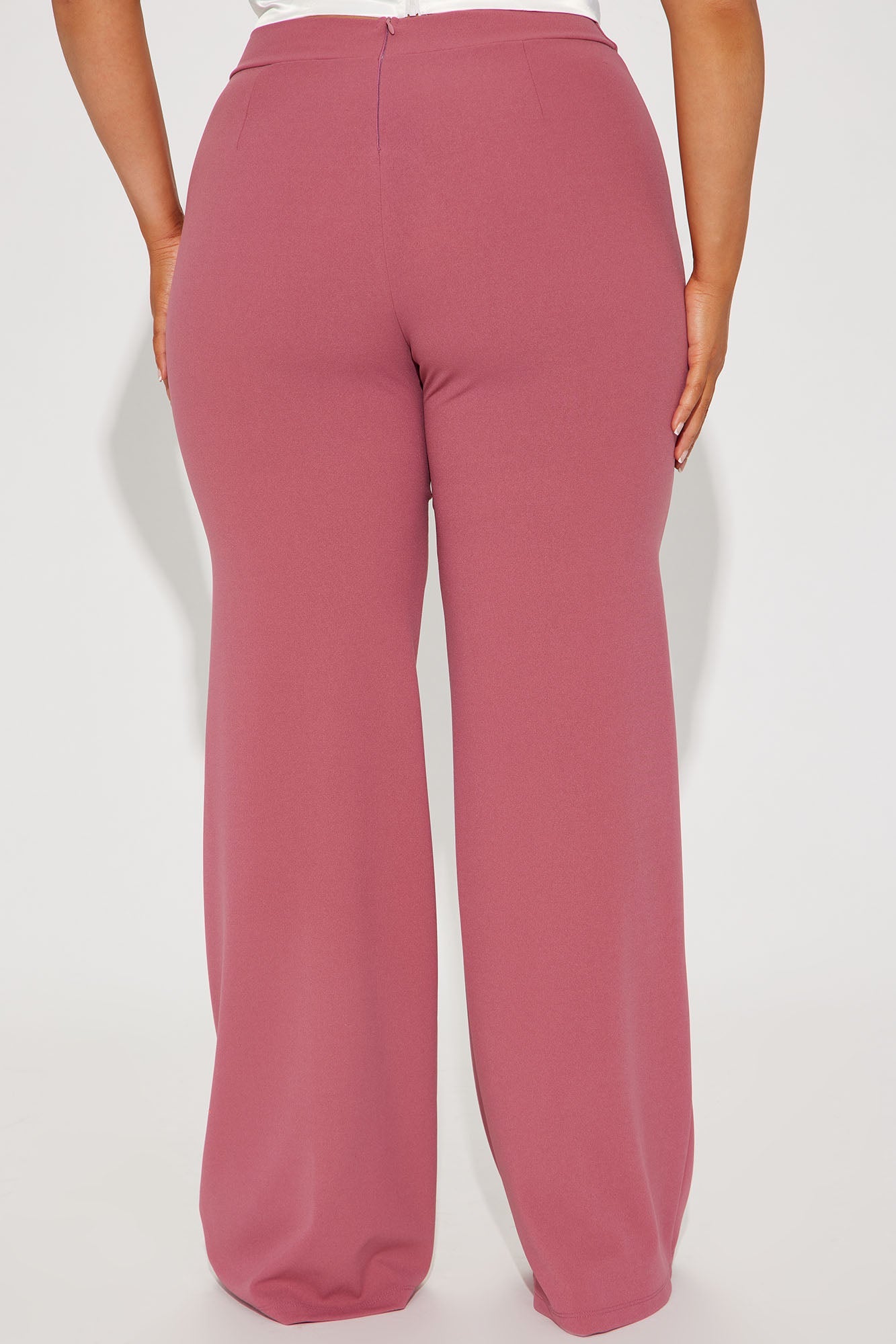 Tall Victoria High Waisted Dress Pants - Mauve