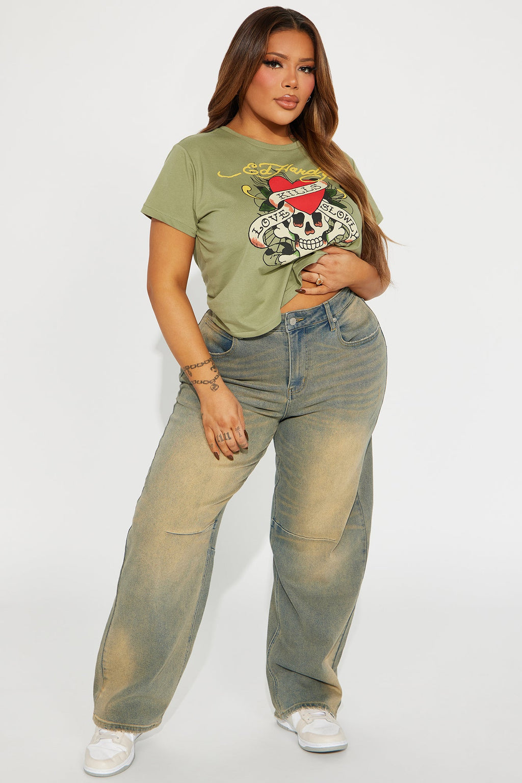 Always Pressed Baggy Jeans - Vintage Wash