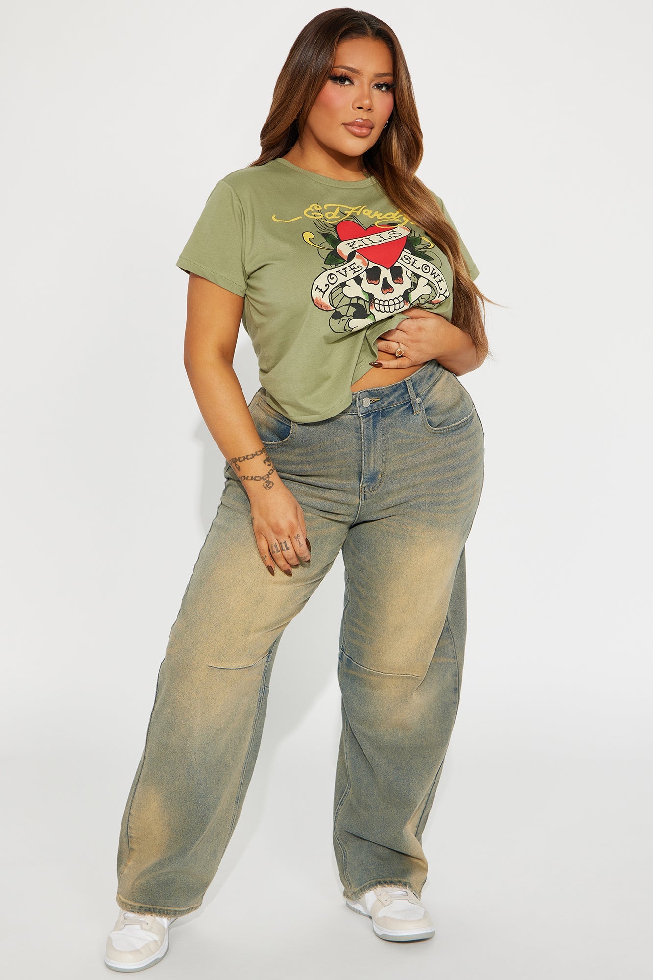 Always Pressed Baggy Jeans - Vintage Wash