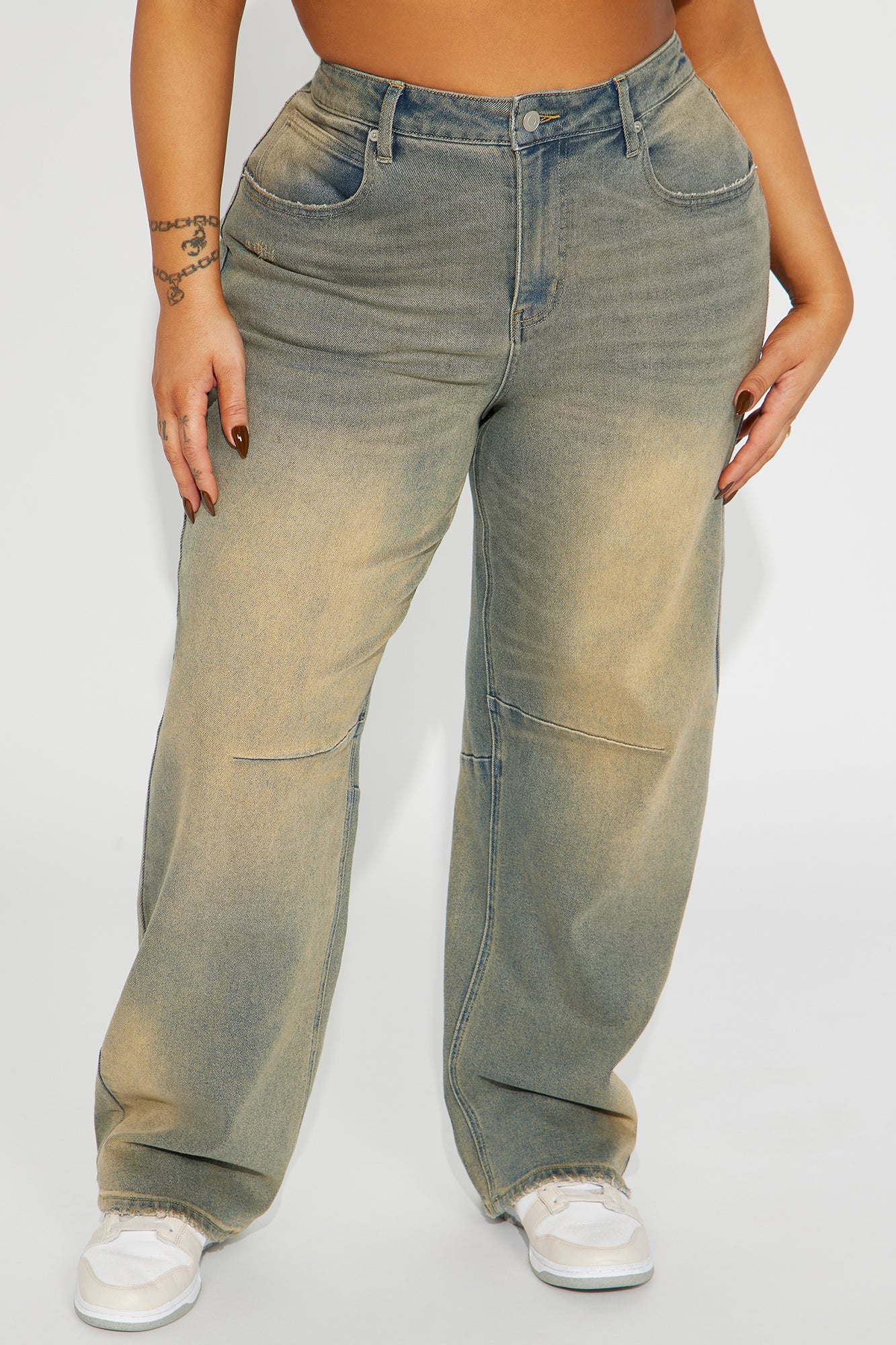 Always Pressed Baggy Jeans - Vintage Wash
