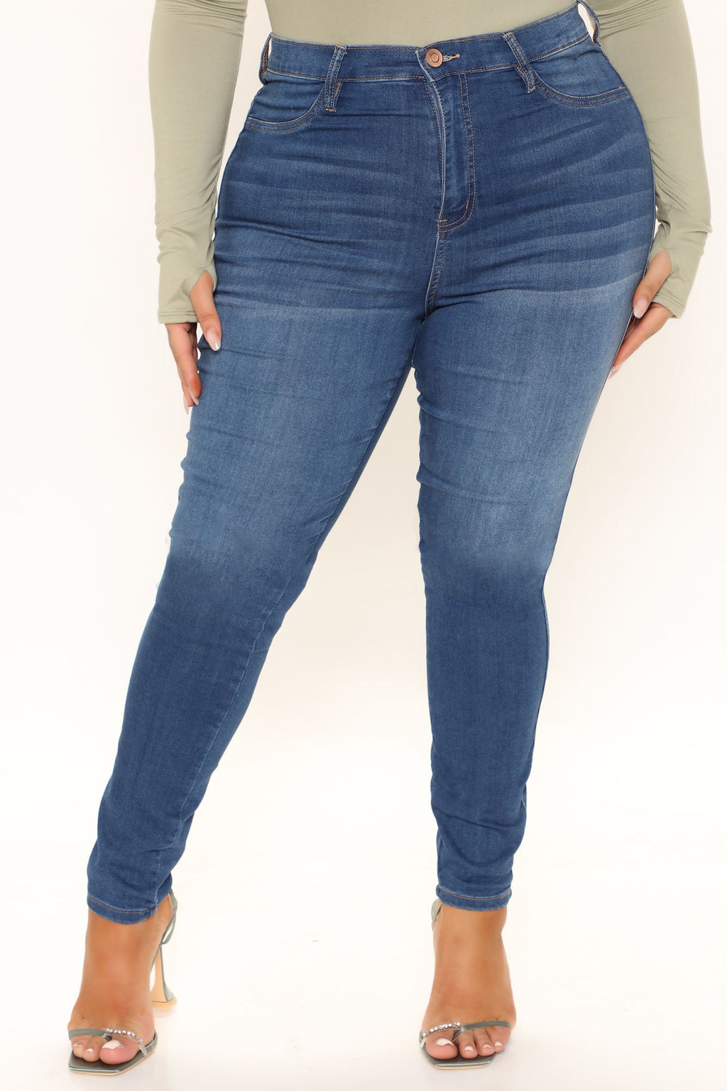 Tall Emma Super Stretch High Rise Skinny Jean - Medium Wash