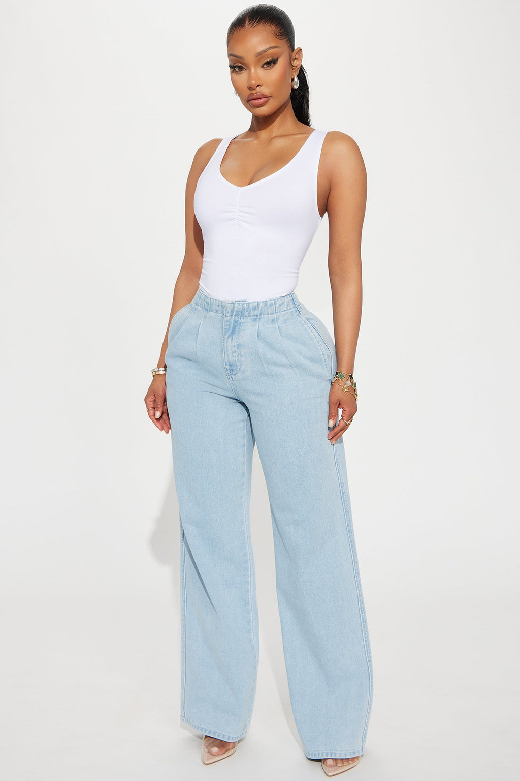 Understood The Assignment Trouser Jeans - Light Wash