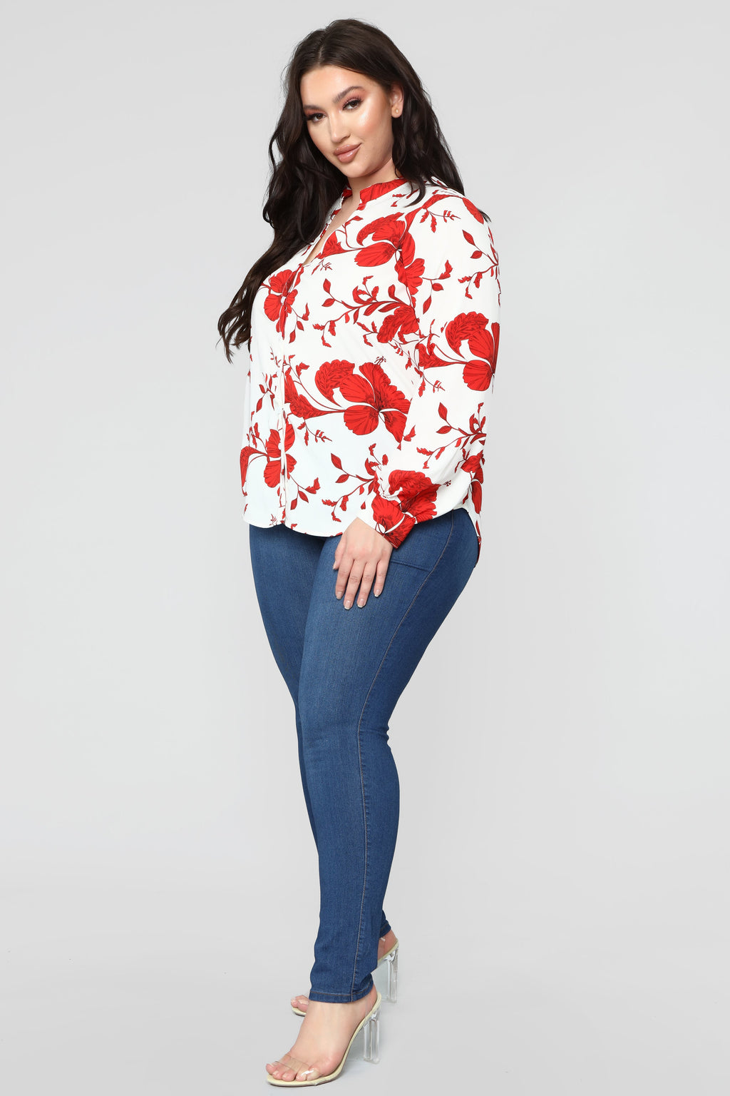 Floral Emotions Top - White/Combo