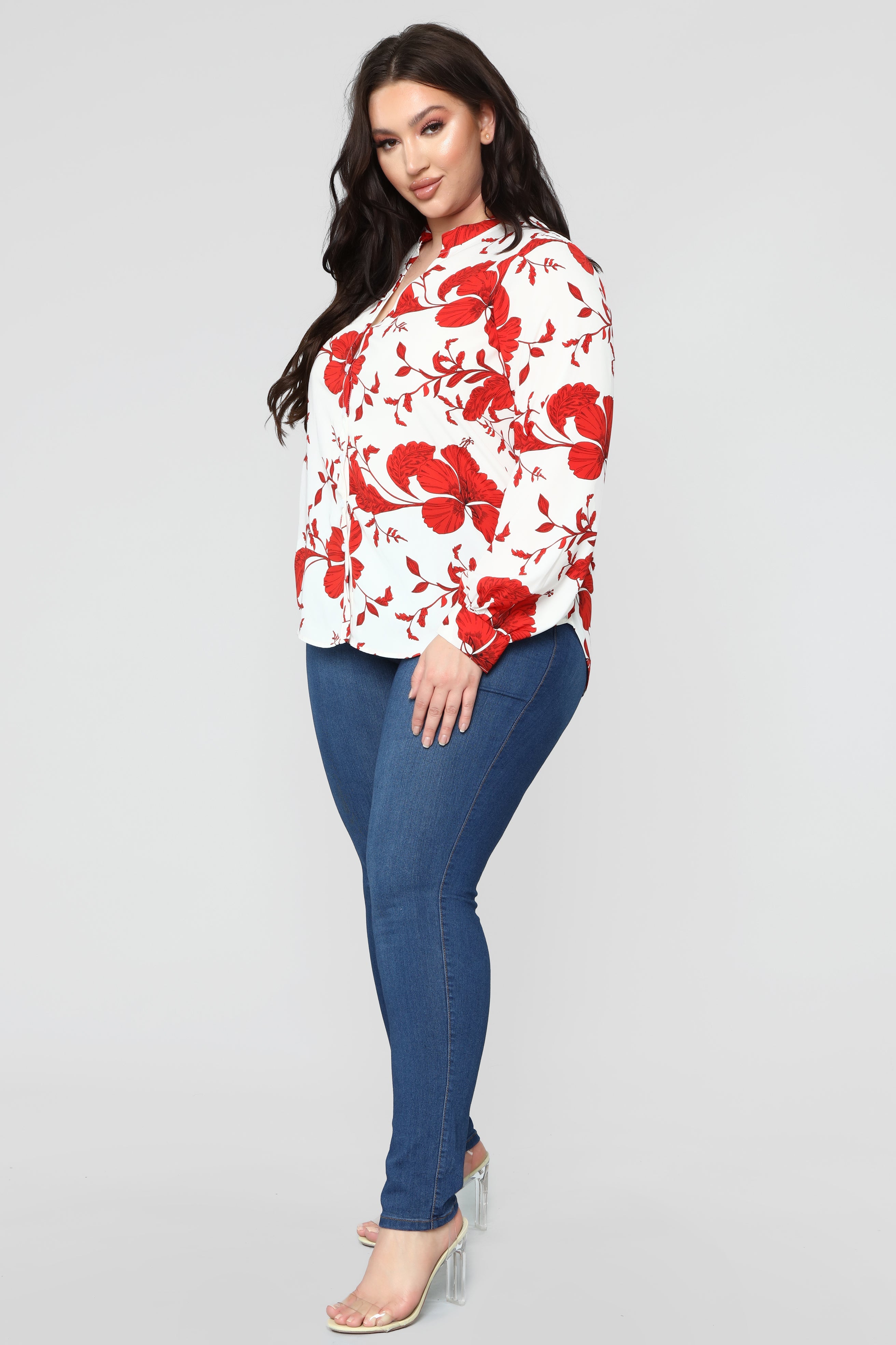 Floral Emotions Top - White/Combo