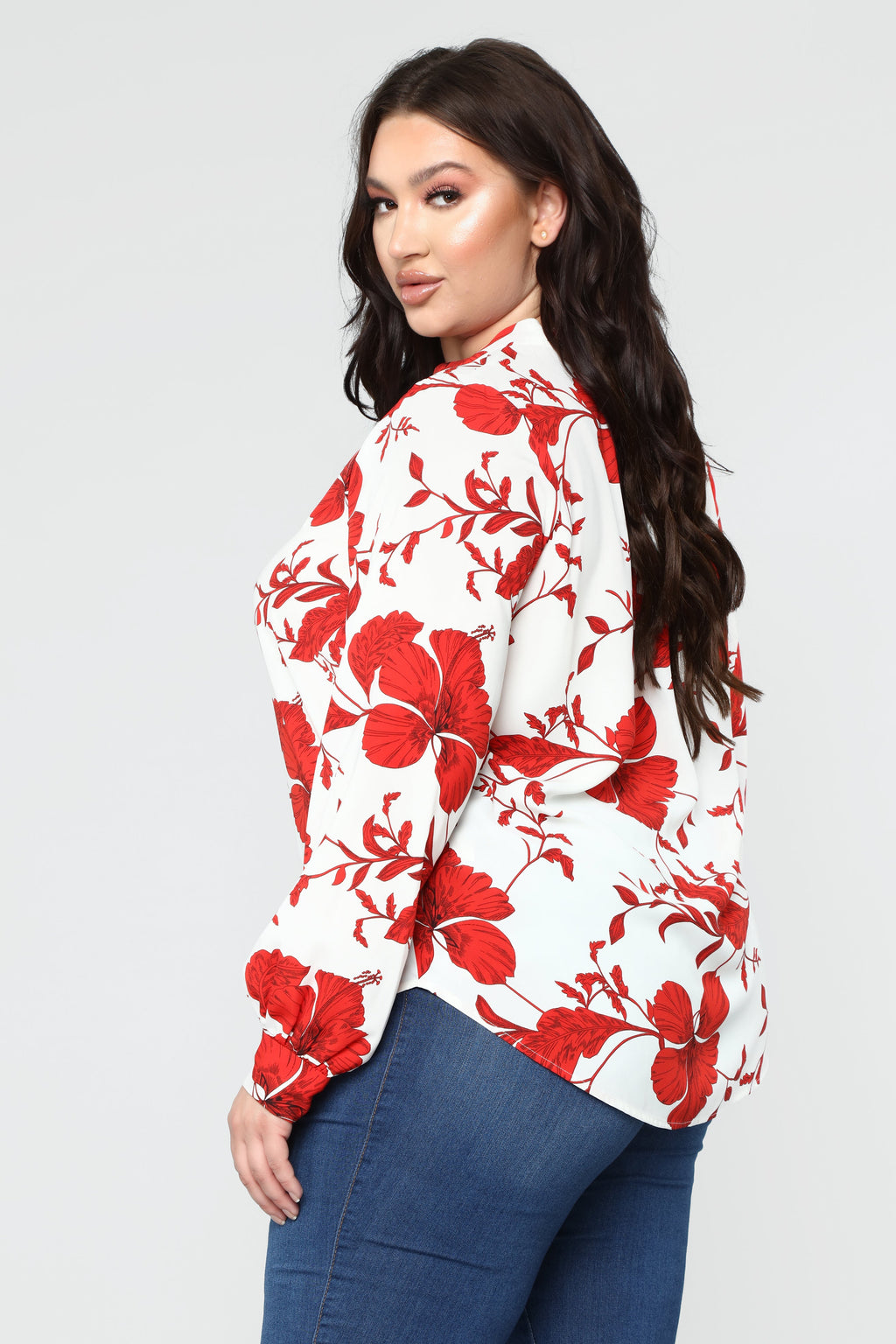 Floral Emotions Top - White/Combo